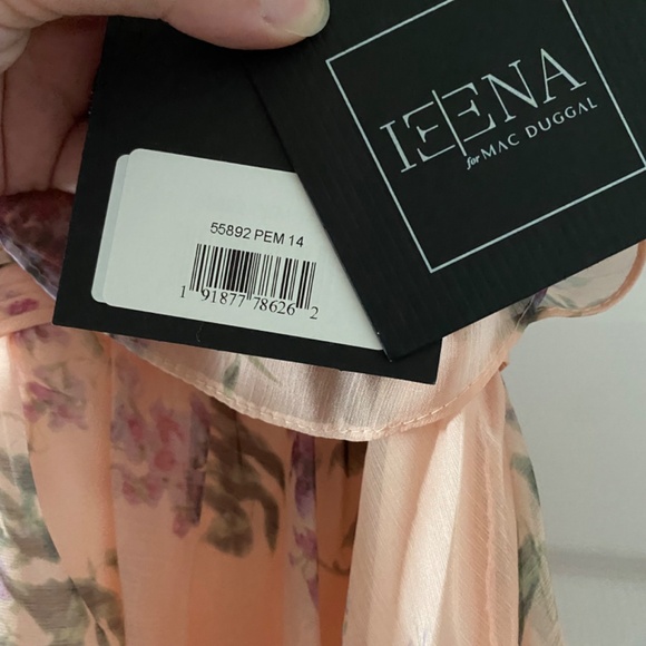 Mac Duggal Floral A-Line Mini Dress - Picture 5 of 5